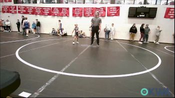 49 lbs Round Of 32 - Xander Chaney, Tecumseh Youth Wrestling vs Karter Cox, Blanchard Wrestling Club