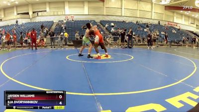 165 lbs Quarterfinal - JayDen Williams, MI vs Ilia Dvoryannikov, IL