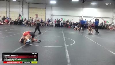 88 lbs Round 4 (8 Team) - Ronald Kaufman, FL Scorpions vs Daniel Finelli, Team Germantown