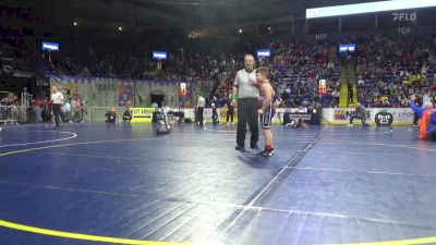 110 lbs Round Of 16 - Sean Klimkowski, Indiana vs Carter Crivellaro, Crestwood