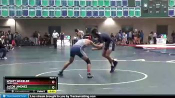 145 lbs Cons. Round 4 - Jacob Jimenez, San Marcos vs Wyatt Wheeler, Yorba Linda