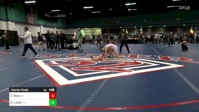 106 lbs Quarterfinal - Turner Ross, OK vs Braiden Lotier, PA