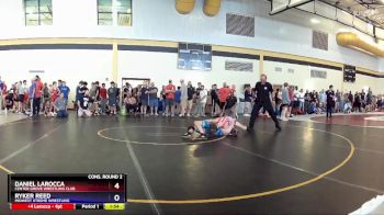 106 lbs Cons. Round 2 - Daniel Larocca, Center Grove Wrestling Club vs Ryker Reed, Midwest Xtreme Wrestling