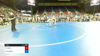 117 lbs Cons 32 #1 - Ryan Lewis, Georgia vs Rebekkah Kinkade, Florida