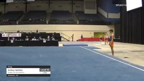 Arthur Ashton - Floor, Queen City Gymnastics - 2021 USA Gymnastics Development Program National Championships