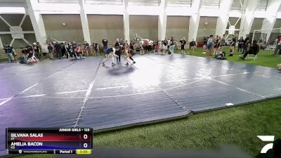 125 lbs Cons. Round 3 - Silvana Salas, UT vs Amelia Bacon, CO