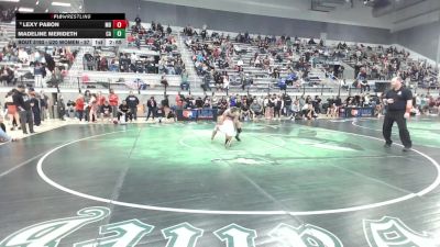 U20 Women - 59 lbs Champ. Round 2 - Lexy Pabon, MD vs Madeline Merideth, CA