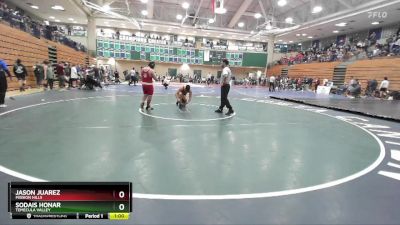 175 lbs Quarterfinal - Sodais Honar, Temecula Valley vs Jason Juarez, Mission Hills