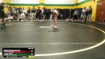 105 lbs Cons. Semi - Luke Paitl, Summerville Takedown vs Preston Bartolini, Carolina Reapers