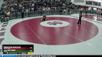 132 lbs Semifinal - Sebastian Quintana, Sierra Vista vs Khy`ree Hines, Legacy