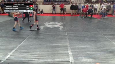 60_B lbs Round Of 16 - Timothy Knapp, Gettysburg vs Beau McKeown, Wilkes Barre