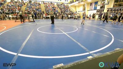 61 lbs Quarterfinal - Aksel Davis, Tahlequah Wrestling Club vs Christopher Sund, Black Fox Wrestling
