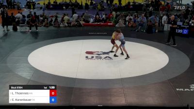 100 lbs Semis - Landon Thoennes, MN vs Chase Karenbauer, PA