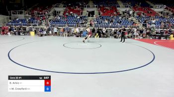 170 lbs Cons 32 #1 - Brooke Arbic, KY vs Madisynn Crawford, MO