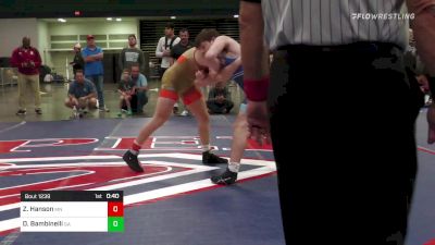 152 lbs Consolation - Zach Hanson, MN vs Dominic Bambinelli, GA