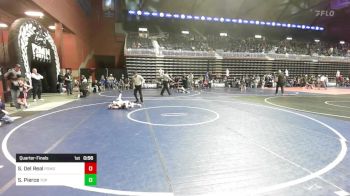 52 lbs Quarterfinal - Sier Del Real, Pomona Elite vs Skipper Pierce, Top Of The Rock WC