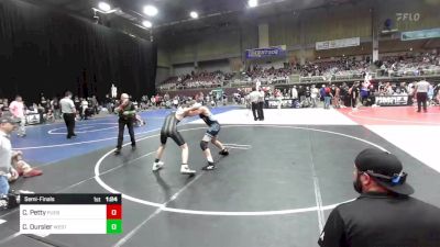 123 lbs Semifinal - Cameron Petty, Pueblo West Storm vs Cooper Oursler, Westside WC