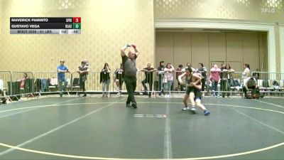 61 lbs Quarterfinal - Maverick Paminto, Spring Hills WC vs Gustavo Vega, Black Flag Wr Ac