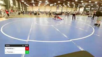 120 lbs Consi Of 64 #2 - Brayden McMillan, IN vs Jermarcus Thomas, LA