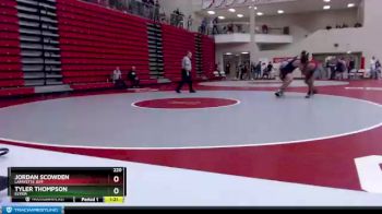 220 lbs Champ. Round 1 - Jordan Scowden, Lafayette Jeff vs Tyler Thompson, Elyria