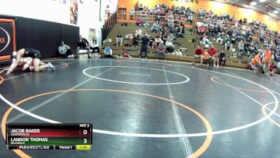 215 lbs Round 2 - Jacob Baker, Loudonville vs Landon Thomas, Hillsdale