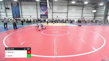 132 lbs Round Of 64 - Carty Behmer, AZ vs Dillon Smith, FL