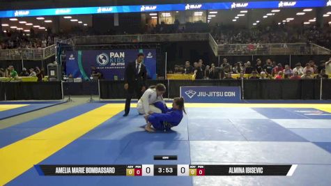 Almina Ibisevic vs Amelia Marie Bombassaro 2025 Pan Kids Jiu-Jitsu IBJJF Championship