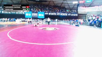 Boys 3A 138 lbs Champ. Round 2 - Alexander Chapman, Mercer Island vs Isaiah Ives, Shelton