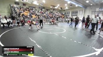 125 lbs Semifinal - Lilyana Balderas, Anaheim vs Miriam Guadamuz, Highland