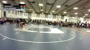 120 lbs Champ. Round 2 - Raelyn Scott, Chatfield vs Rhylan Hernandez, Pueblo Central