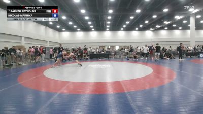 150 lbs 3rd Place Match - Parker Reynolds, SoWalElite vs Nikolas Marnika