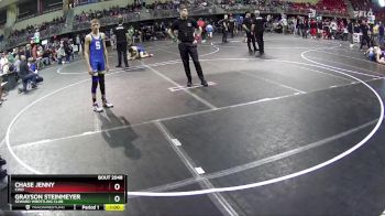 117 lbs Champ. Round 2 - Chase Jenny, CWO vs Grayson Steinmeyer, Seward Wrestling Club