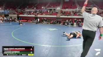 132 lbs 2nd Wrestleback And Semi-finals(16 Team) - Jackson Hambrick, Amarillo Tascosa vs Noah (Tony) Maldonado, Lubbock