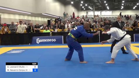 Anthony Leonard Vitullo vs Marcelo Navarro Corpuz III 2024 World Masters IBJJF Jiu-Jitsu Championship