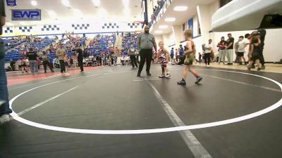 49 lbs Semifinal - Brooks Stanhope, Sallisaw Takedown Club vs Danger Welch, Claremore Wrestling Club