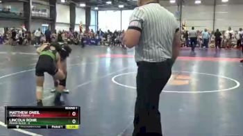 84 lbs Round 1 (6 Team) - Lincoln Rohr, Minion Black vs Matthew Oneil, Team California