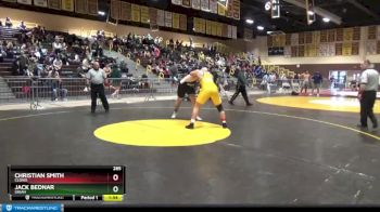 285 lbs Semifinal - Jack Bednar, Ukiah vs Christian Smith, Clovis