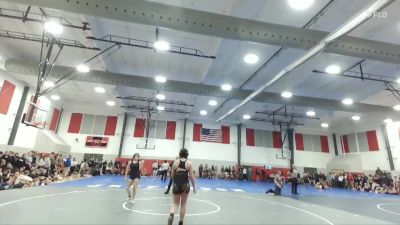 135 lbs Champ. Round 2 - Bryn Beardoll, Eagle vs Andrea Perez, Jerome