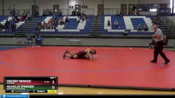 141 lbs Quarterfinal - Vincent Menozzi, Chicago vs Nicholas Springer, Nebraska Wesleyan