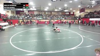 113 lbs Champ. Round 2 - Emillio Peterson, Madison vs Peyton Howell, Kuna