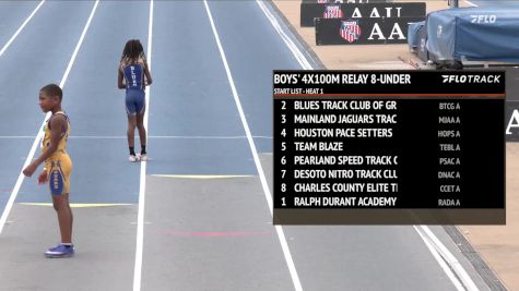 Youth Boys' 4x100m Relay, Finals 1 - Age under 8