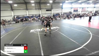 137 lbs Consi Of 8 #1 - Santiago Medrano, NM Gold vs Cameron Harper, Gilbert WC