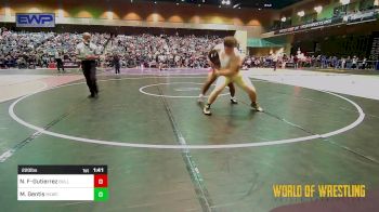 220 lbs Round Of 16 - Nehemiah Fields-Gutierrez, Bullard Wrestling Academy vs Michael Gentis, Motherlode Wrestling Club