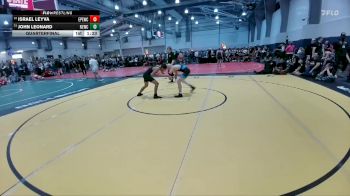 113 lbs Quarterfinal - Israel Leyva, El Paso Enforcers Wrestling Club vs John Leonard, NB Elite Wrestling Club