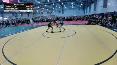 113 lbs Quarterfinal - Israel Leyva, El Paso Enforcers Wrestling Club vs John Leonard, NB Elite Wrestling Club