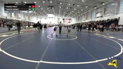 77 lbs Champ. Round 1 - Winter Weber, Gowanda Wrestling Club vs ...