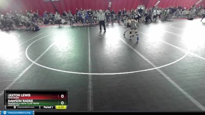 84 lbs Cons. Round 2 - Dawson Radke, Pardeeville Boys Club Youth Wrestling vs Jaxton Lewis, Wisconsin