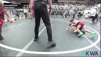 58-61 lbs Quarterfinal - Rugr Hunter-Clift, Comanche Takedown Club vs Omere Wright, D3 Wrestling Cluib