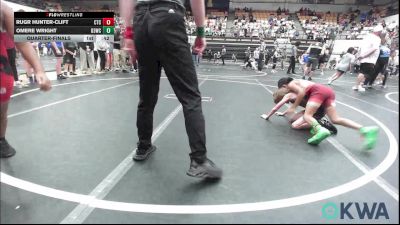 58-61 lbs Quarterfinal - Rugr Hunter-Clift, Comanche Takedown Club vs Omere Wright, D3 Wrestling Cluib