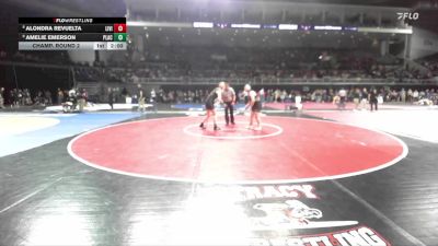 155 lbs Champ. Round 2 - Amelie Emerson, Placer vs Alondra Revuelta, Livingston
